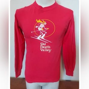 Vintage Ski Death Valley Long Sleeve Tee size Small